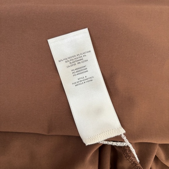 NWOT ARITZIA Wilfred Nuage Dress Cocoa BrownM Medium - Picture 13 of 16